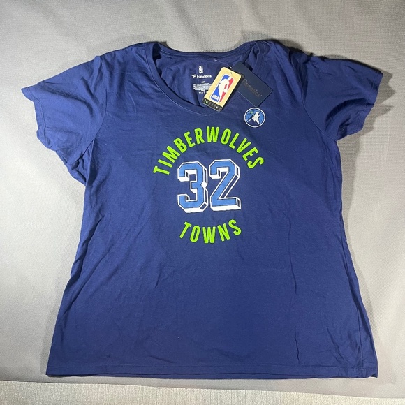 New Towns Minnesota Timberwolves Karl Anthony NBA Basketball #32 Woman’s 2X NWT - Picture 1 of 7